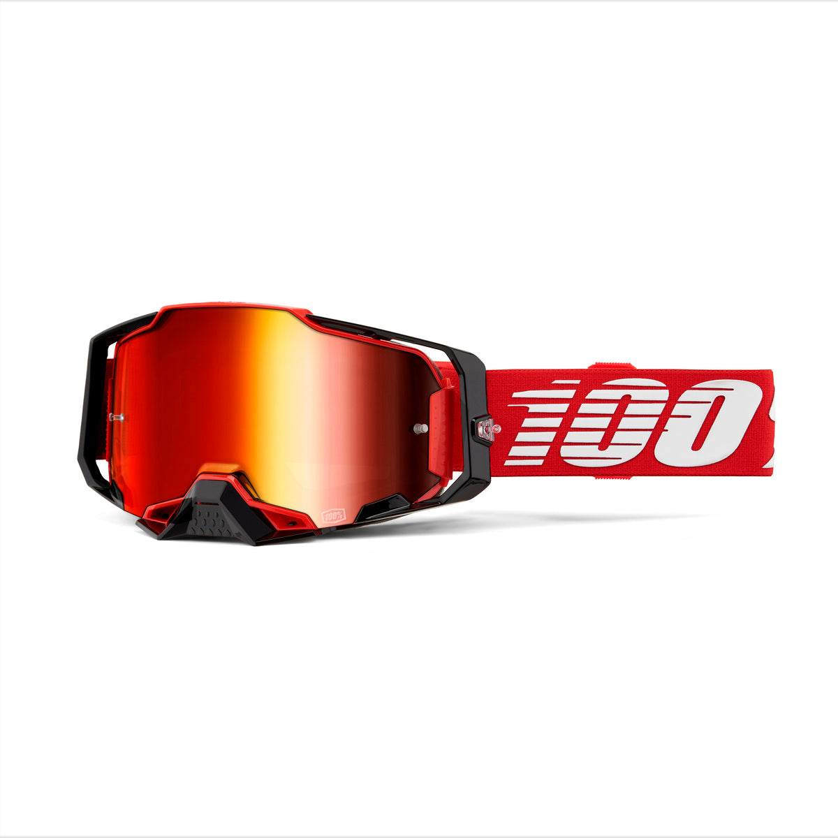 Googles 100% Armega Lente Espejo Roja