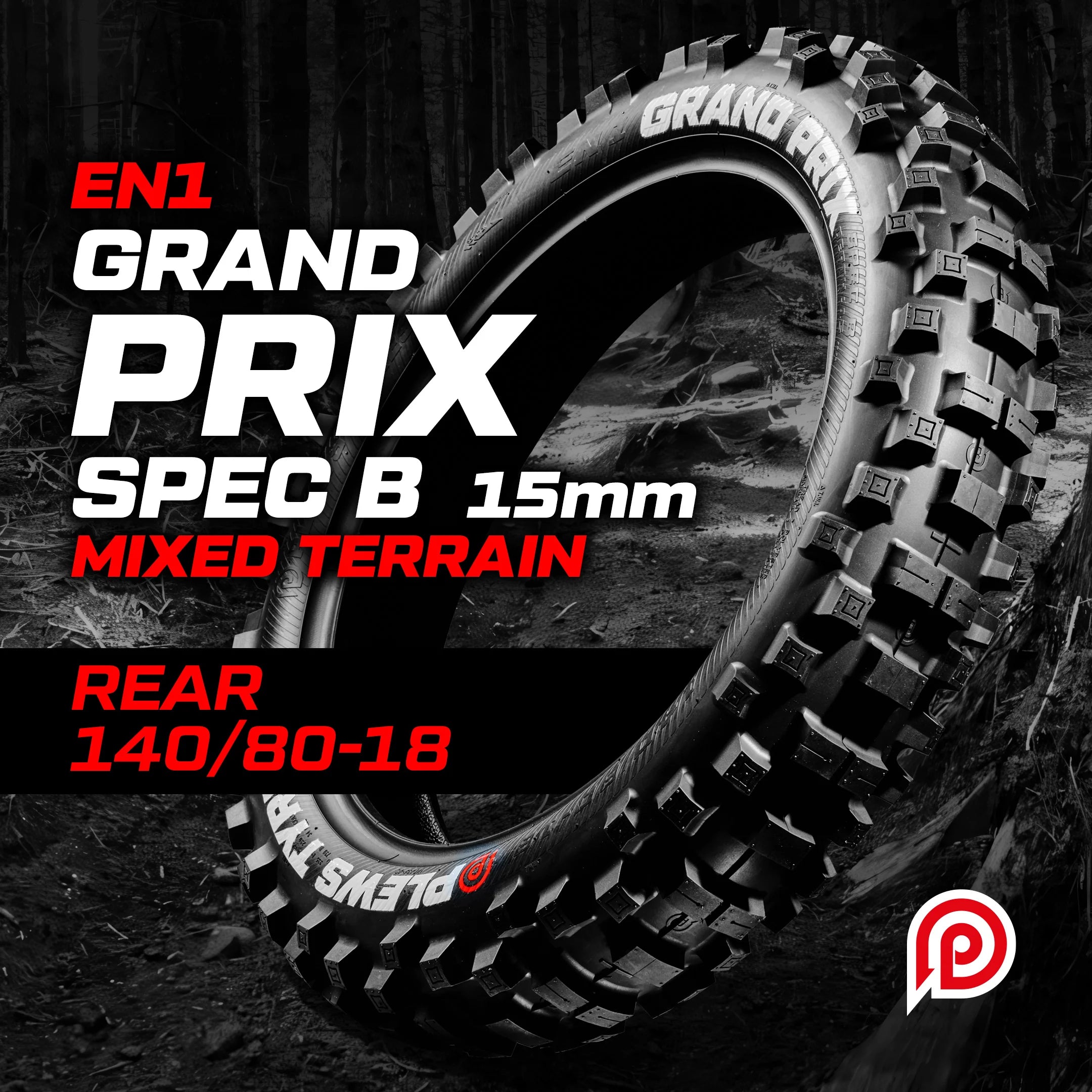 Llanta Trasera Plews Grand Prix Spec B 140/80-18